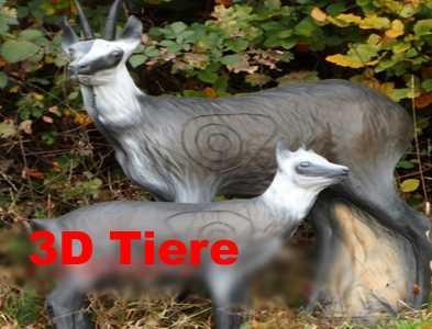 3D Tiere fr den 3D-Bogenparcours