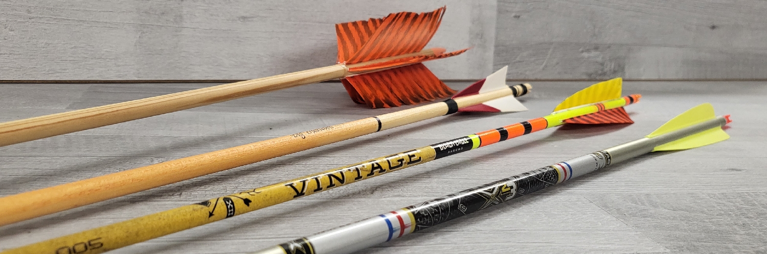 Pfeile - Kompett aus Holz, Alu, Carbon