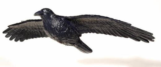 Franzbogen fliegender Rabe 3D-Tierzielscheibe