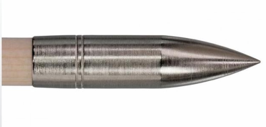 TopHat Classic Bullet 5/16 Stahl Nickel Pfeilspitze