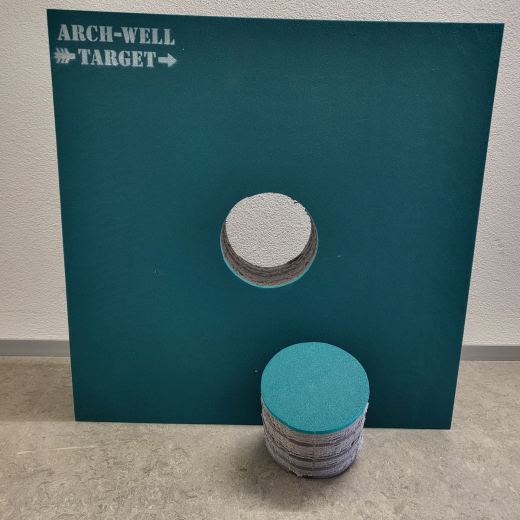 Arch-Well Targets Zielscheibe 100/100/20 mit 24cm Kern
