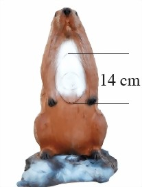 Leitold 3D Target stehendes Murmeltier