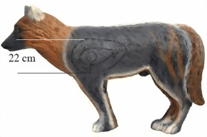 Leitold laufender Timber Wolf 3D-Tier Ziel