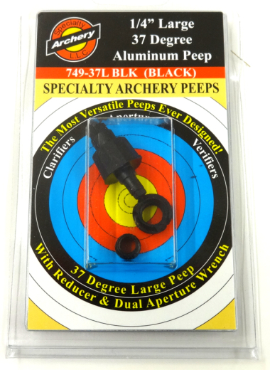 Specialty Archery Peep Housing 749-37L Schwarz (1/4)