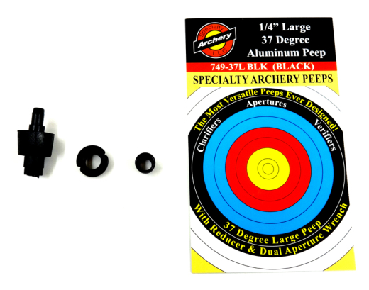 Specialty Archery Peep Housing 749-37L Schwarz (1/4)