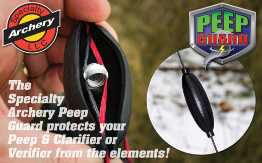 Specialty Archery Peep Guard Schwarz