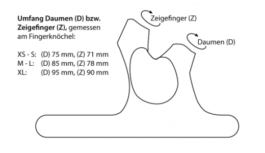 Handschutz fr die Linke Bogenhand dunkelbraun