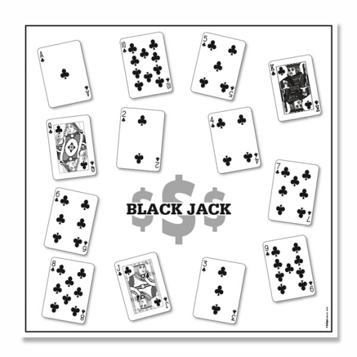 Zielscheibenauflage Black-Jack