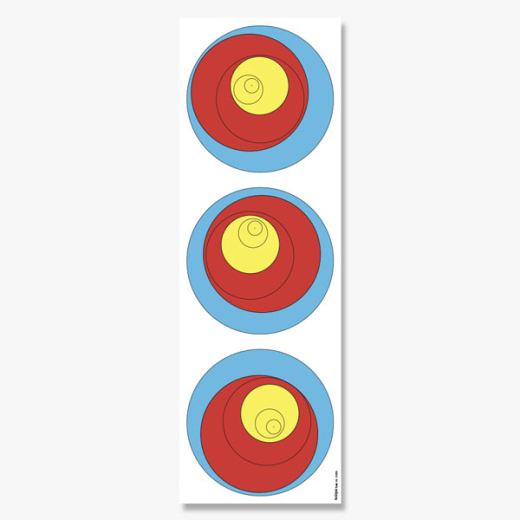 FITA 3er Spot Vertical Target Faces