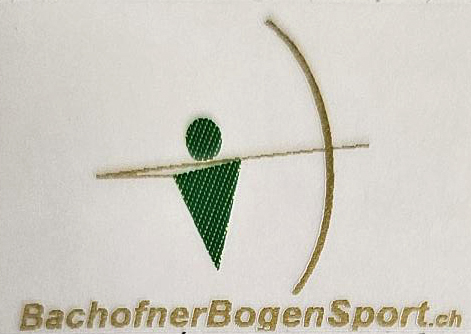 BachofnerBogenSport Aufkleber 30x20mm Goldfarben