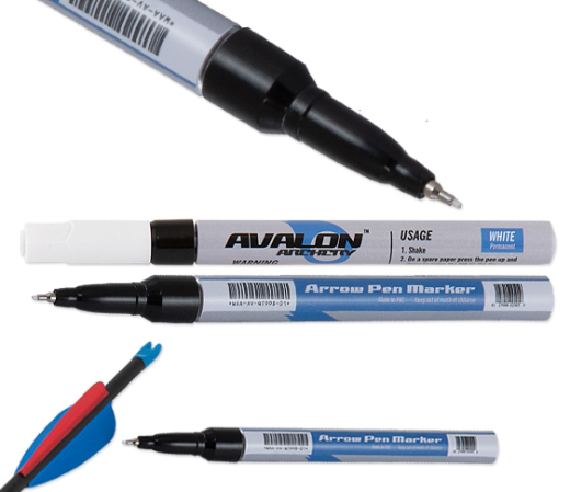 Avalon Arrow Marker Lackstift 0.7mm Weiss