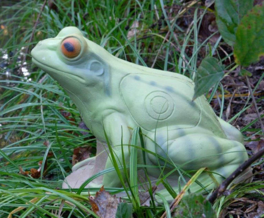 3Di grner Frosch 3D-Tierzielscheibe