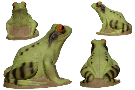 3Di grner Frosch 3D-Tierzielscheibe