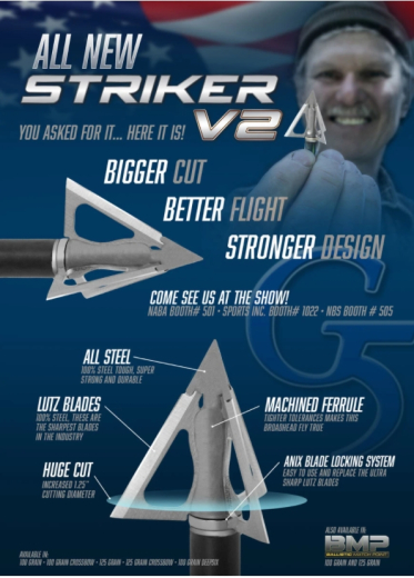 G5 Striker V2 Jagdspitze 1-1/4 125 grains