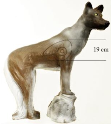 Leitold Wolf auf Stein 3D-Tier