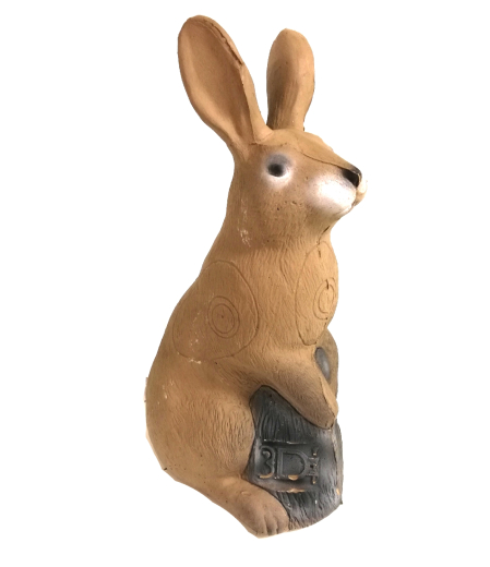 3Di Hase sitzend 3D-Tier