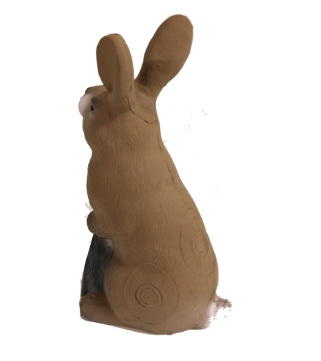 3Di Hase sitzend 3D-Tier