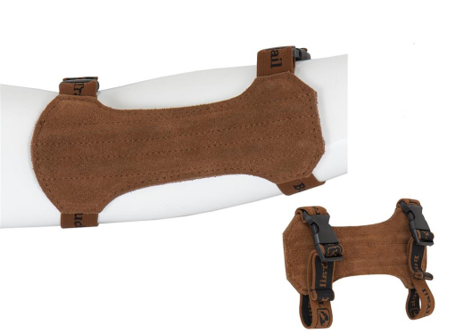 Deertrail Natural 18 Armsschutz Schnalle Wildleder Braun