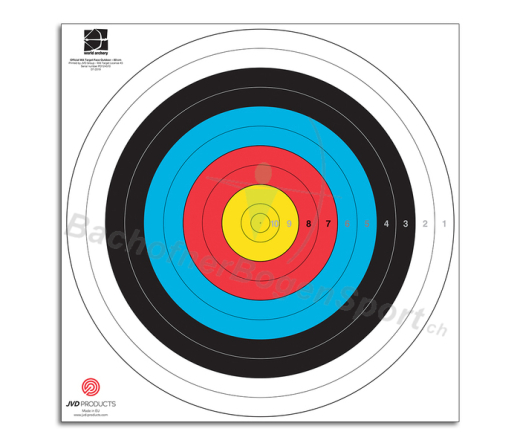 World Archery Zielscheiben Auflage 80cm mit Nummern