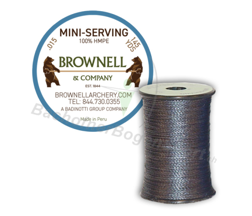 Brownell Mini Serving Wickelgarn .015 Twisted HMPE 145yds Schwarz