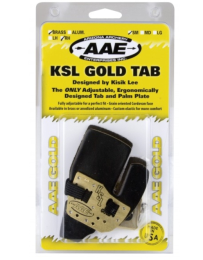 AAE Arizona KSL Gold Cordovan Brass Tab