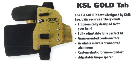 AAE Arizona KSL Gold Cordovan Brass Tab