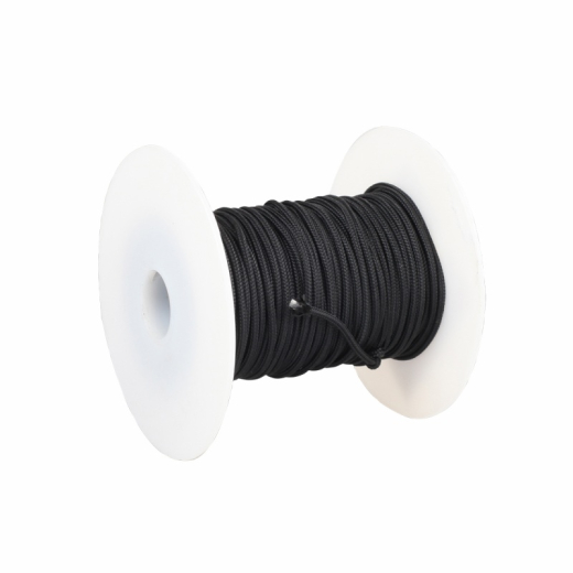 BCY #24 D-Loop Schnur 2mm Polyester 100ft Schwarz