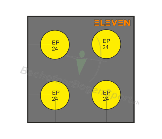 Eleven Polyfoam 90x90x22 4x24.5 EZ Pull