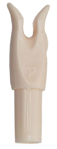 Reiternocke Y-Form .246 fr Standard Carbonpfeile in Ivory