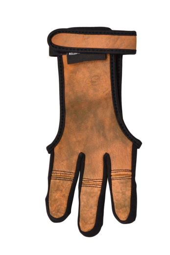 Bucktrail Comfy Schiesshandschuh braunes Bffelleder mit verstrkter Fingerkuppe