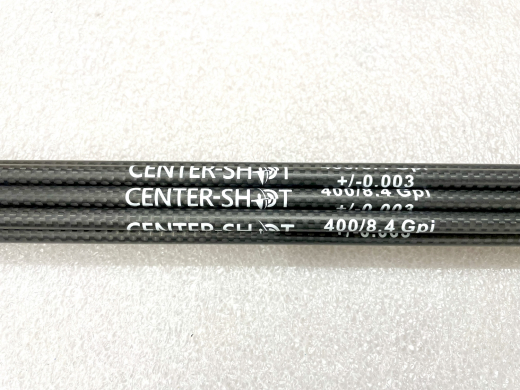 Center-Shot 6.2mm Carbon Schaft 32 inl. Insert und Nocke +/- 0.001 - 0.003 ***Einfhrungsrabatt***
