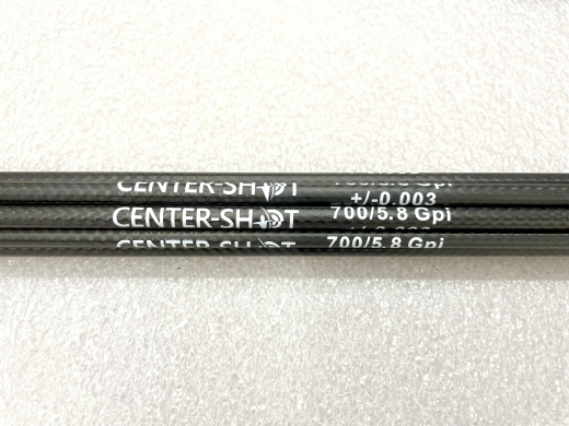 Center-Shot 6.2mm Carbon Schaft 32 inl. Insert und Nocke +/- 0.001 - 0.003 ***Einfhrungsrabatt***