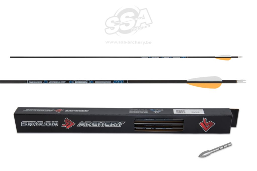 Skylon Radius 4.2mm Komplettpfeil mit Vanes und Nocke montiert, Spitze lose, 32