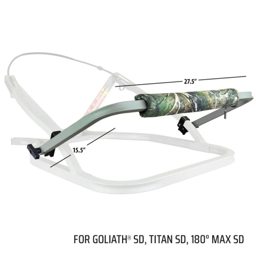 Summit Treestand Verstellbare Gewehrauflage zu Titan SD, Goliath� SD, 180� Max SD