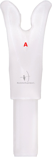 Schnellfeuernocke Kronenform 6.2mm Weiss