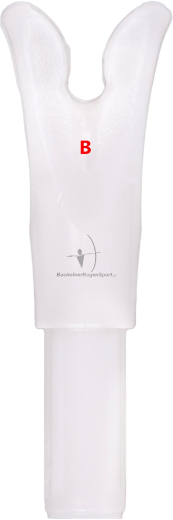 Schnellfeuernocke Kronenform 6.2mm Weiss