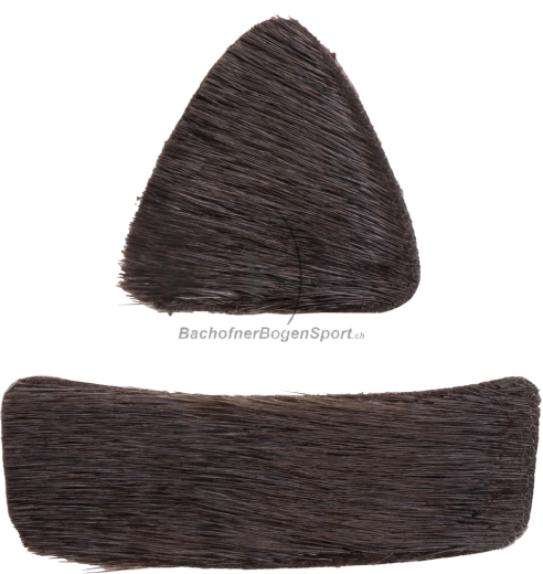Pfeilauflage mit Haaren Braun RH