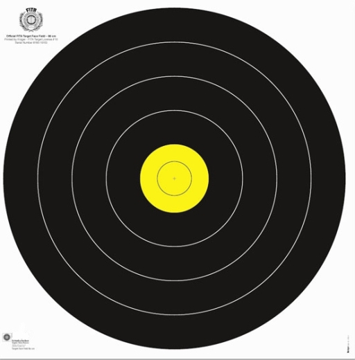 World Archery Zielscheiben Auflage Feld 80cm