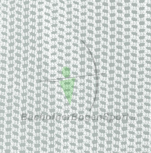 Pfeilfangnetz Weiss Stark 3.20, 2Lfm sen Seil