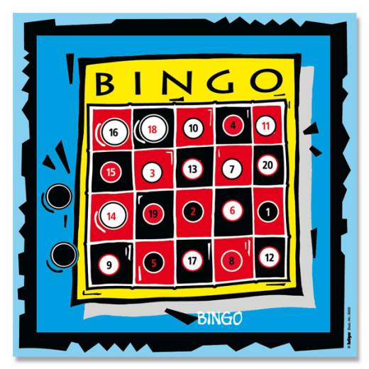 Spasszielscheiben Auflagen Bingo