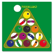 Zielscheibenauflagen Billard