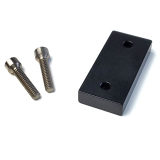 AGF Tr�gerplatte Alu schwarz eloxiert