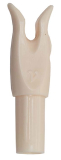 Reiternocke Y-Form .246 f�r Standard Carbonpfeile in Ivory