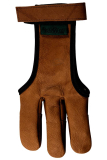 Bucktrail Russet Schiesshandschuh braun Leder mit verstrkter Fingerkuppe