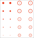 Gunstar Precision Dots Scope Ringe und Punkte Schwarz