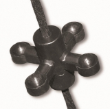 BowJax Ultra II String Silencer Schwarz