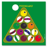 Zielscheibenauflagen Billiard