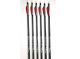 Gold Tip Warrior 600 Carbonpfeil 29 mit Kunststoffvanes EP26 in Rot und Weiss