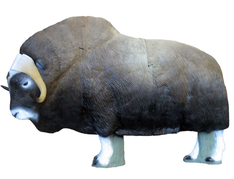 SRT Moschusochse 3D-Tier Zielscheibe