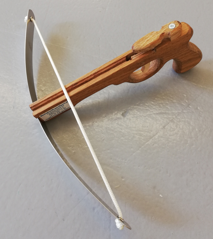 Kinderholzarmbrust klein, inkl. 3 Pfeile